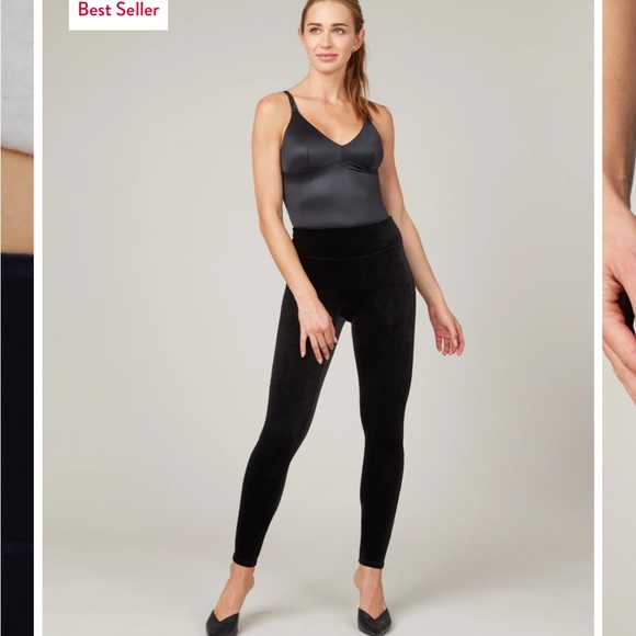 Spanx Velvet Leggings Black Size Small - Picture 3 of 15
